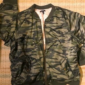 Torrid Camo Bomber jacket